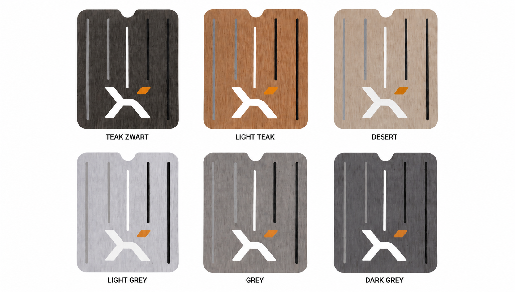Beschikbare DECK-X® kleuren